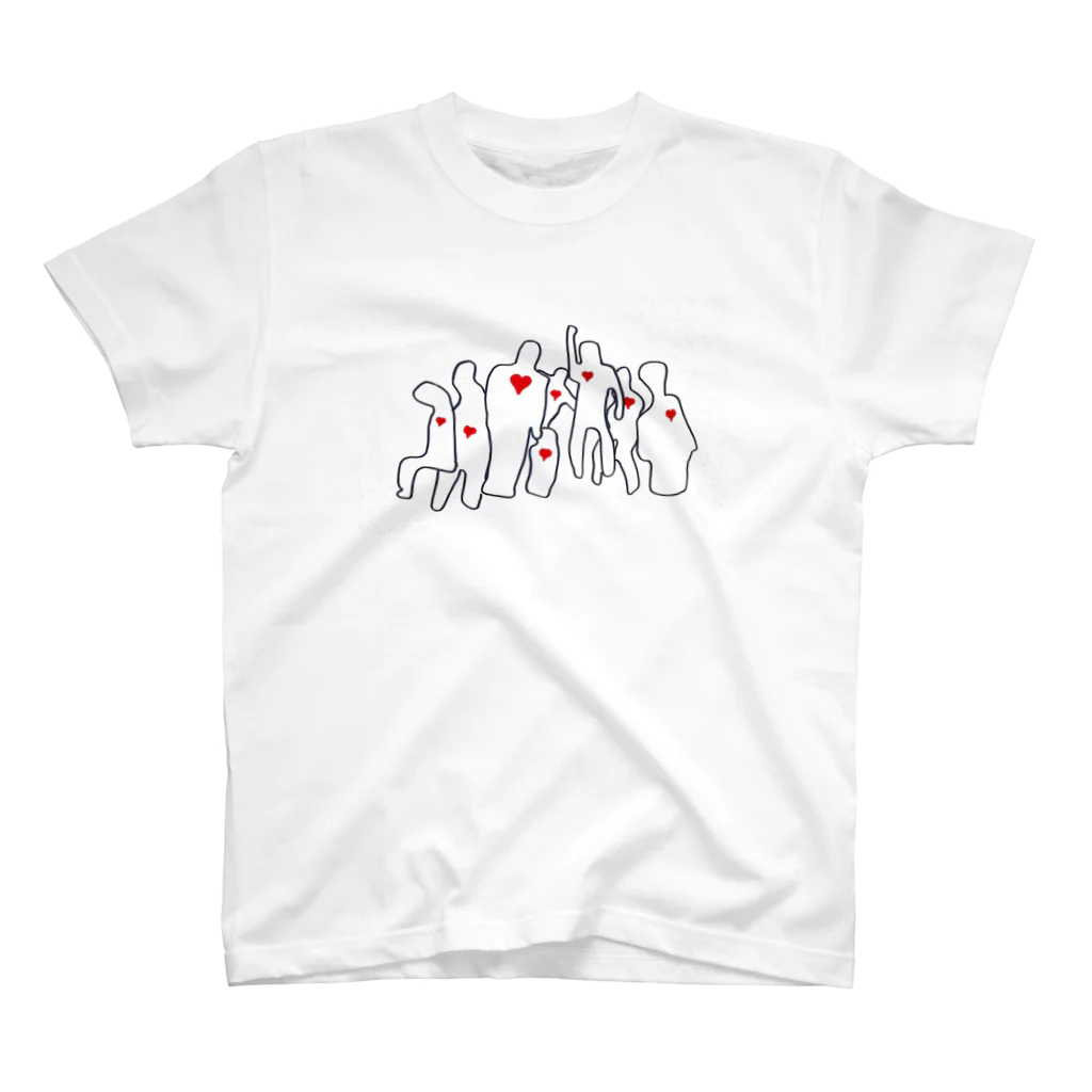 Camels Street のHeart & People スタンダードTシャツ