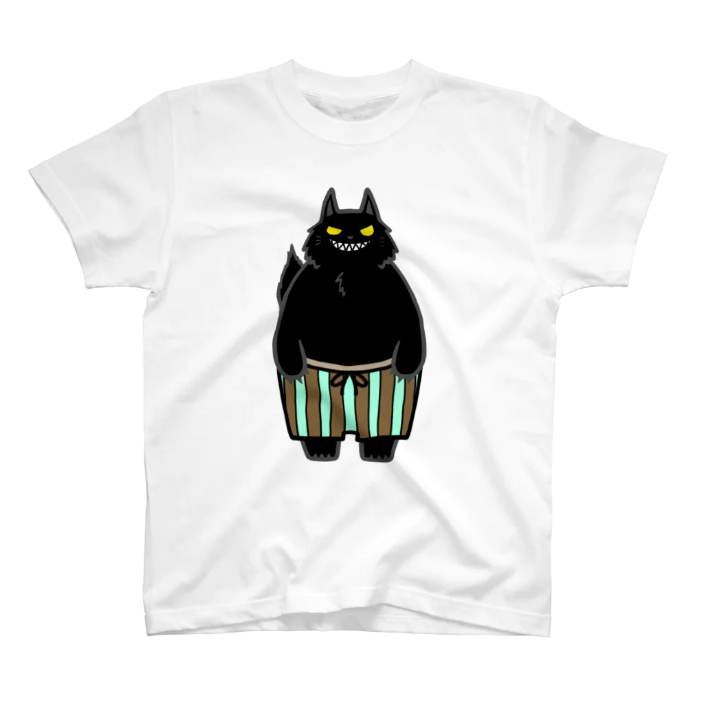 そのへんの黒猫のクロえもん スタンダードTシャツ