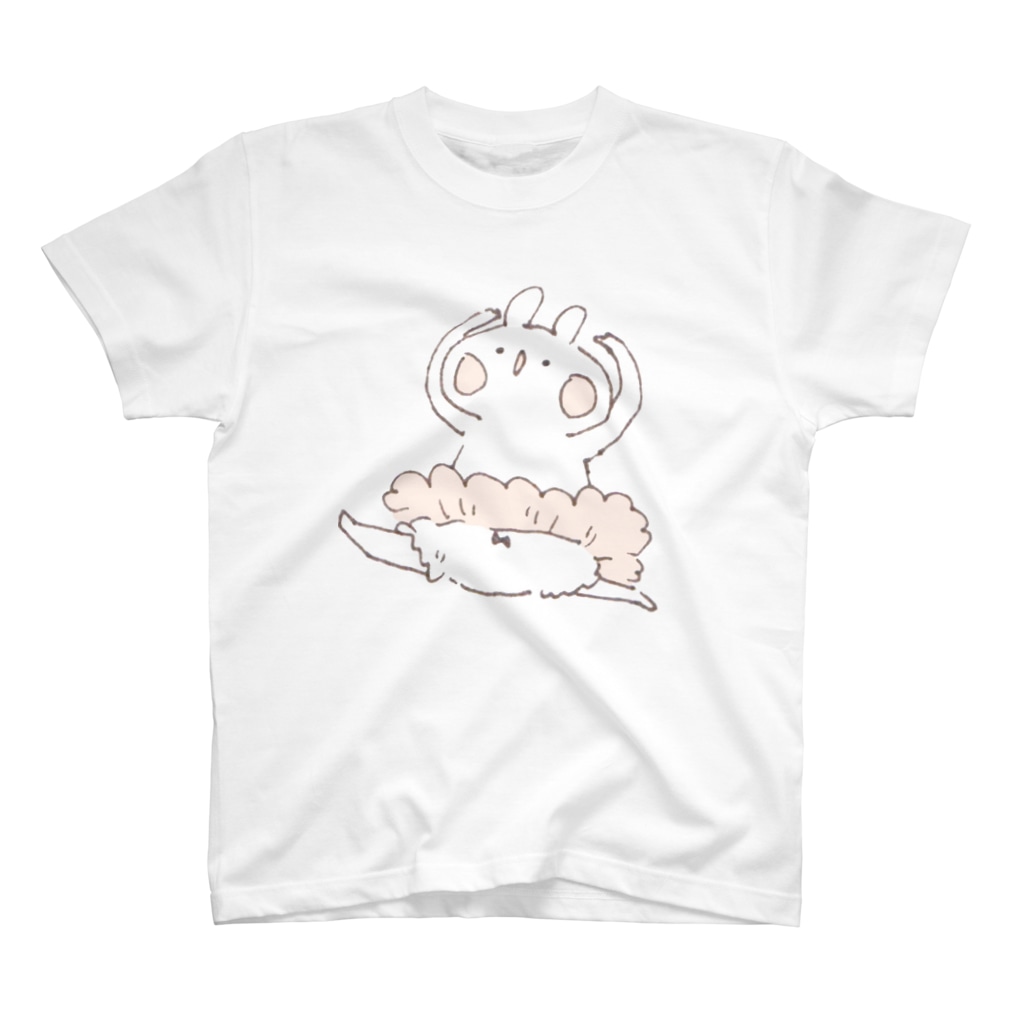 バレエうさぎ Momochy Shop Momochy のスタンダードtシャツ通販 Suzuri スズリ