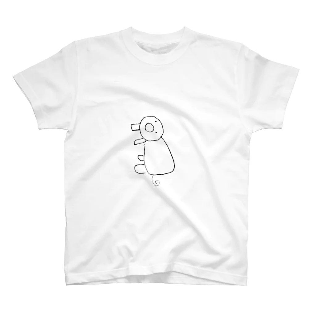 やさしさの彼氏の描いた豚 Regular Fit T-Shirt