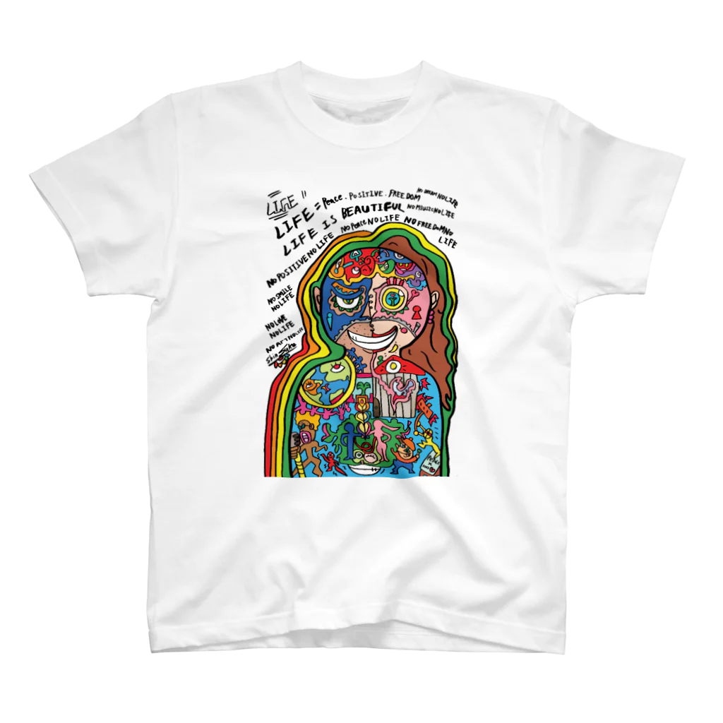 ART IS WELLのLIFE is... スタンダードTシャツ