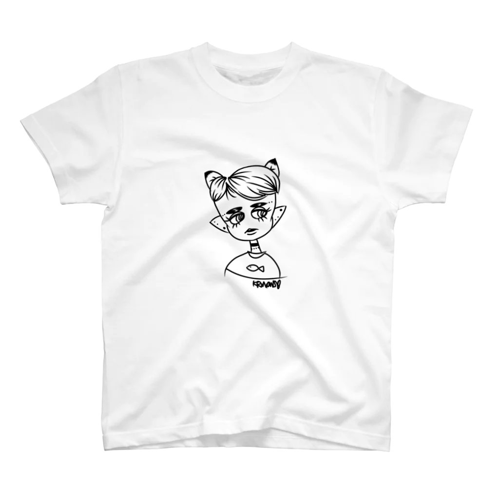 KurumiのNeko スタンダードTシャツ