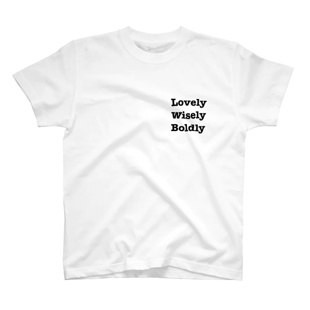 millenniumのLovely Wisely Boldly スタンダードTシャツ