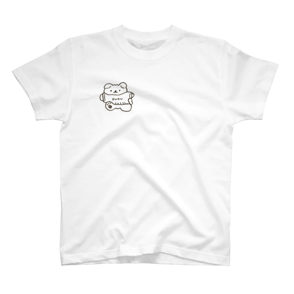 moguのFUKUわんこ Regular Fit T-Shirt