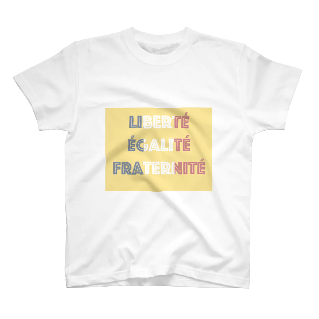 frenchfrenchのLiberté Égalité Fraternité Regular Fit T-Shirt