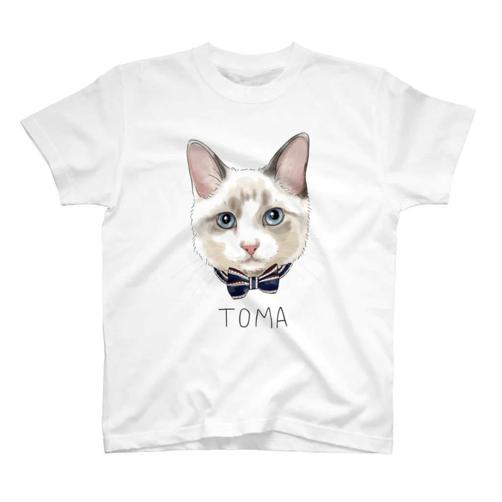 みきぞーん｜保護猫 ミッキー画伯と肉球とおともだちのtoma Regular Fit T-Shirt