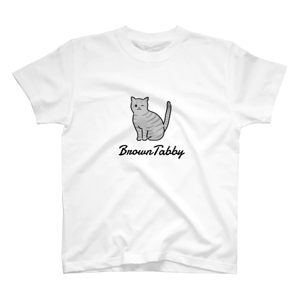 うちのこメーカーのBrownTabby スタンダードTシャツ