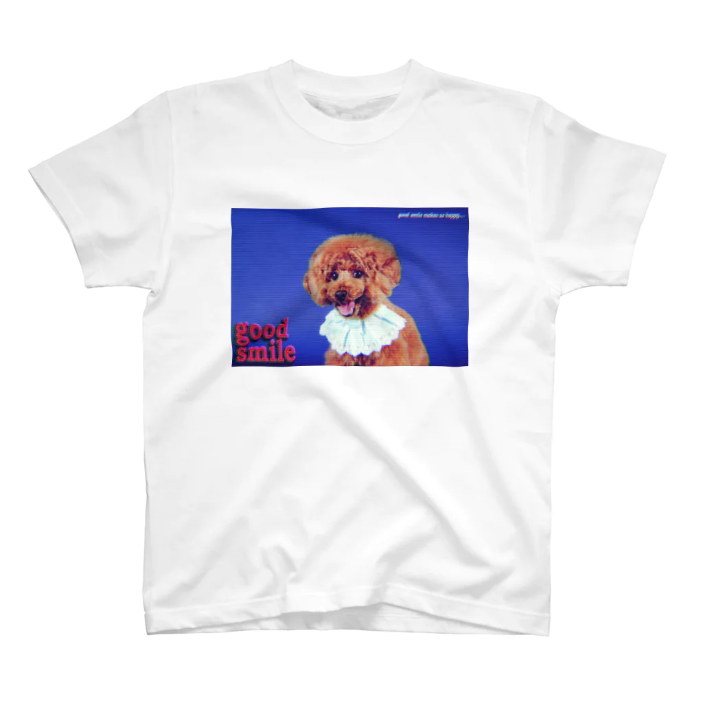 temple islandの70s USA ver Good smile dog Regular Fit T-Shirt