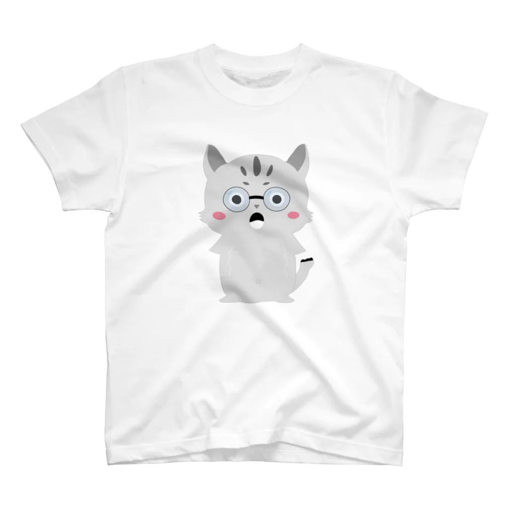 i-ry(アイリー)のメガネ猫 Regular Fit T-Shirt