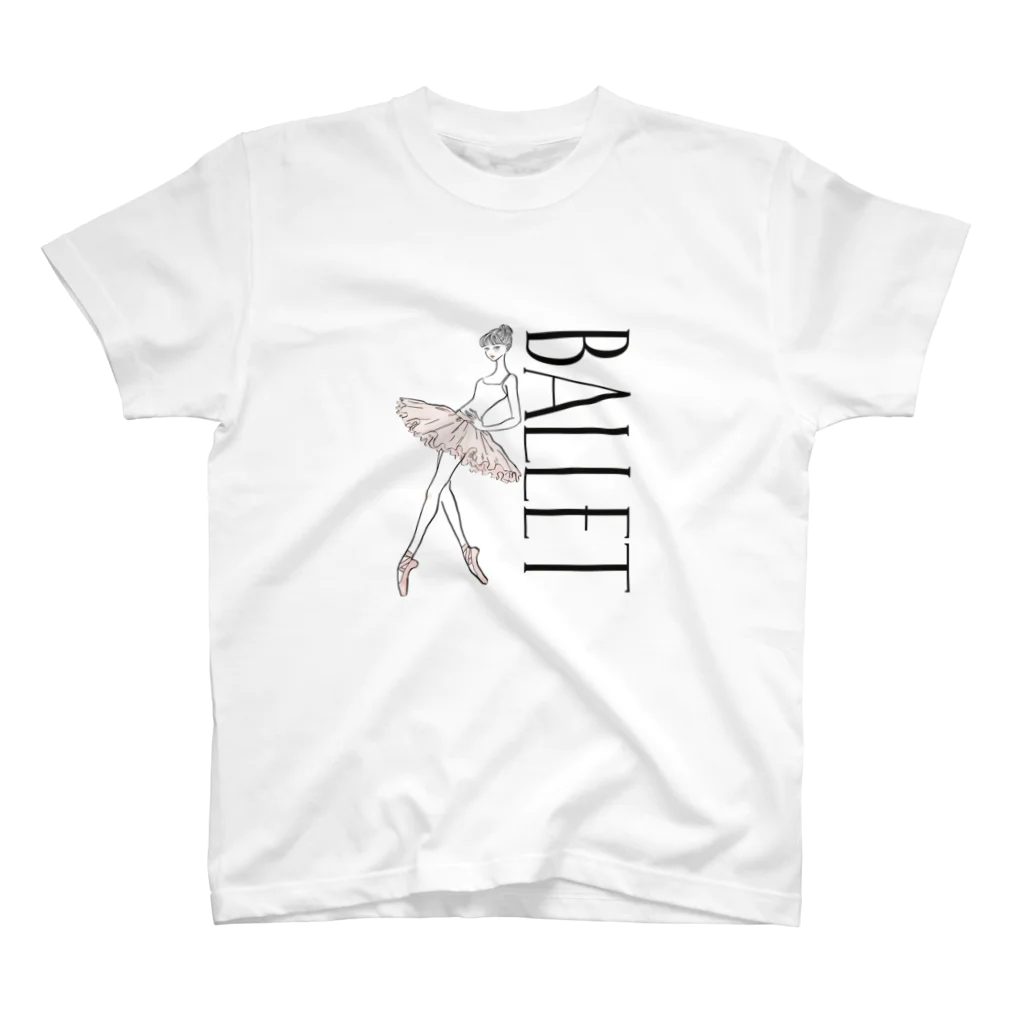 natsuriiina  (Instagram: @natsuriiiina___)のBallet Girl（WHITE） スタンダードTシャツ