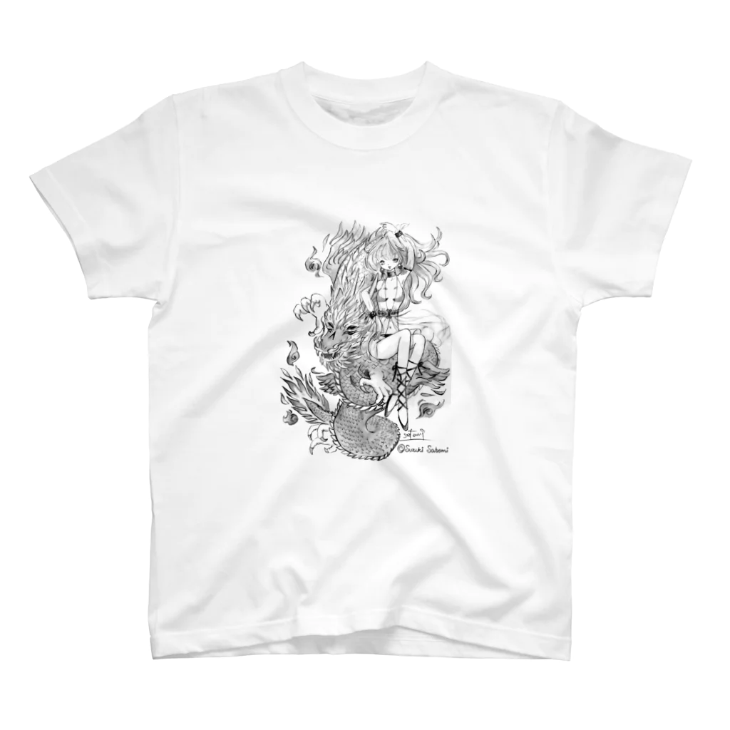 Suzuki Satomi の昇り龍 Regular Fit T-Shirt