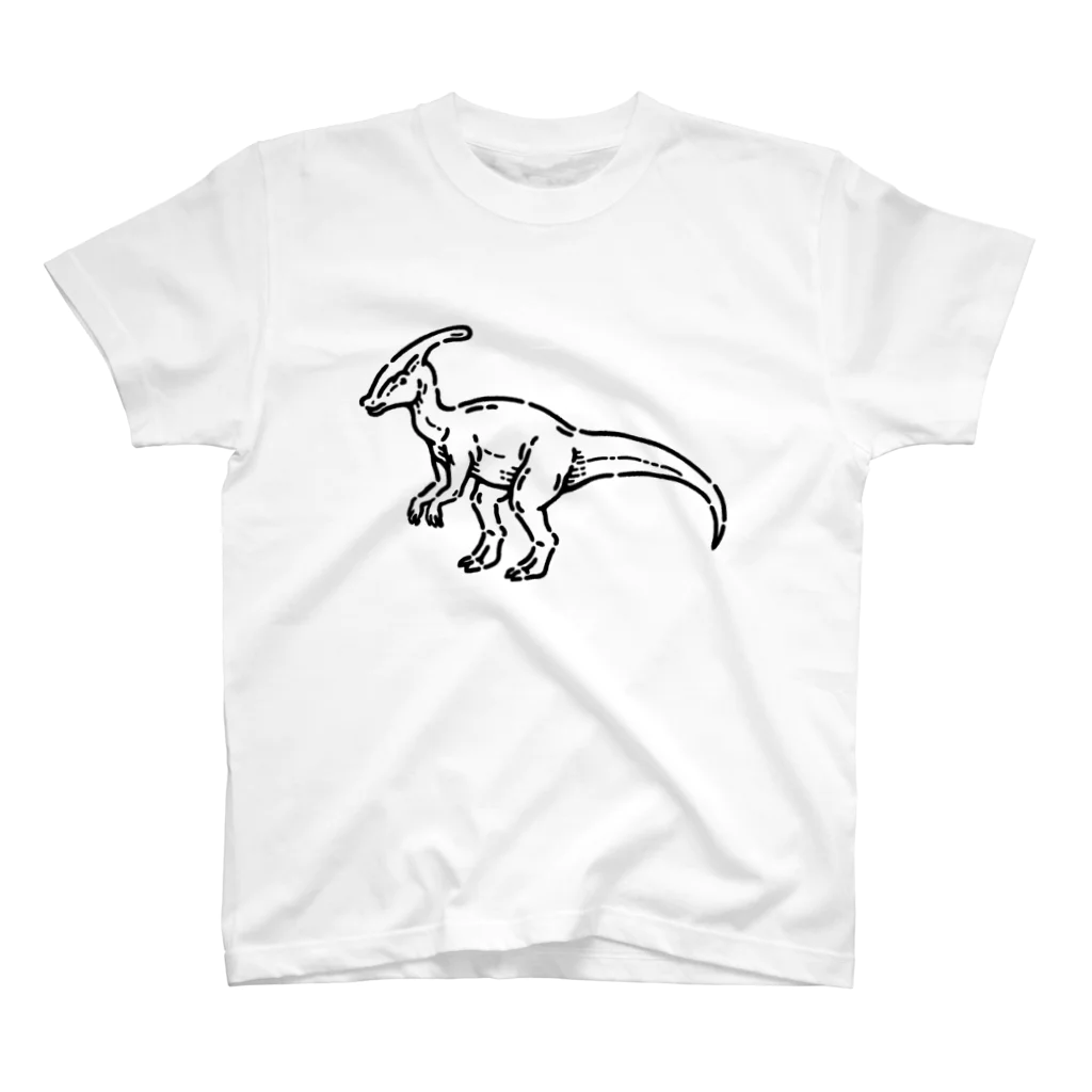 うやむやの恐竜たち　パラサウロロフス（W,G） スタンダードTシャツ