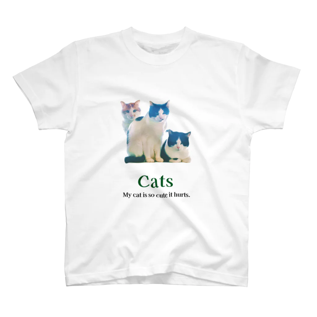 ねこすなのCats Regular Fit T-Shirt