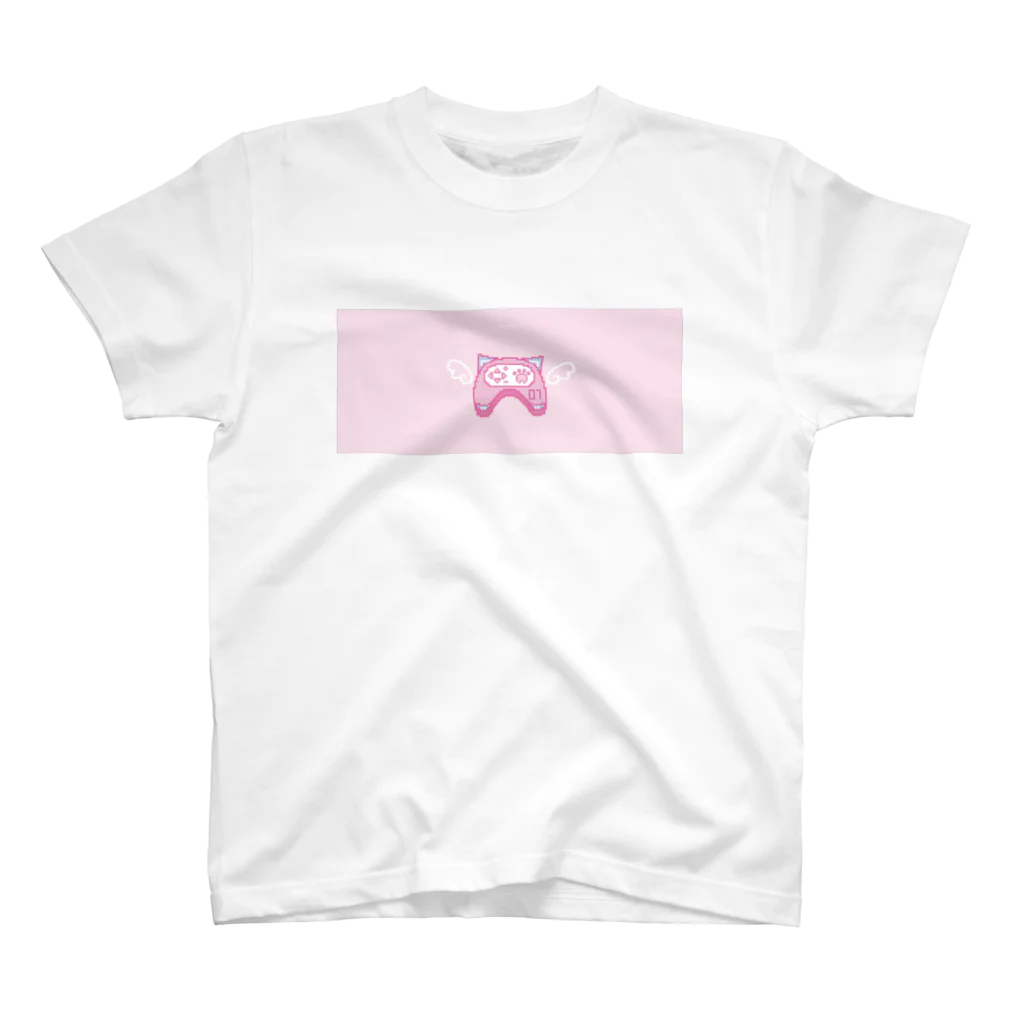 kodo_kodoの猫耳コントローラー（ピンク） Regular Fit T-Shirt