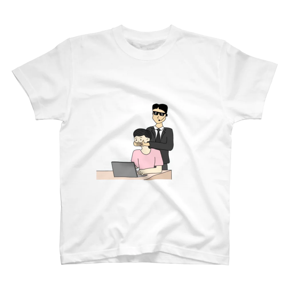yukiesuta5danのズームのミュート機能がない男の子 Regular Fit T-Shirt