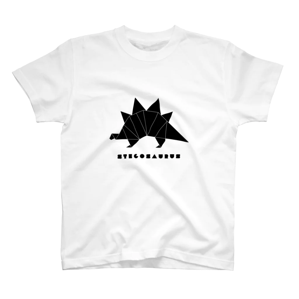 【恐竜】JURASSIC DESIGNINGの恐竜／ステゴサウルス Regular Fit T-Shirt