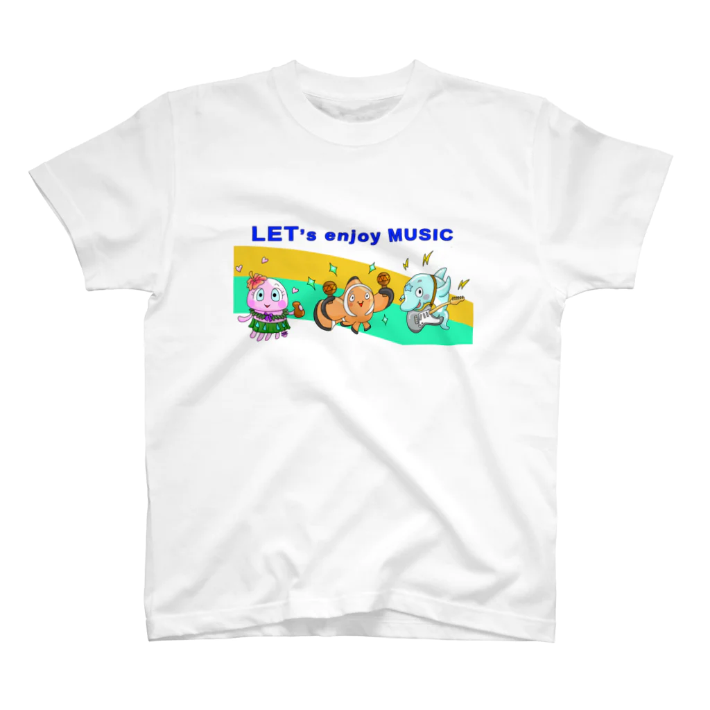 かいほう屋の音楽で一つに。 スタンダードTシャツ