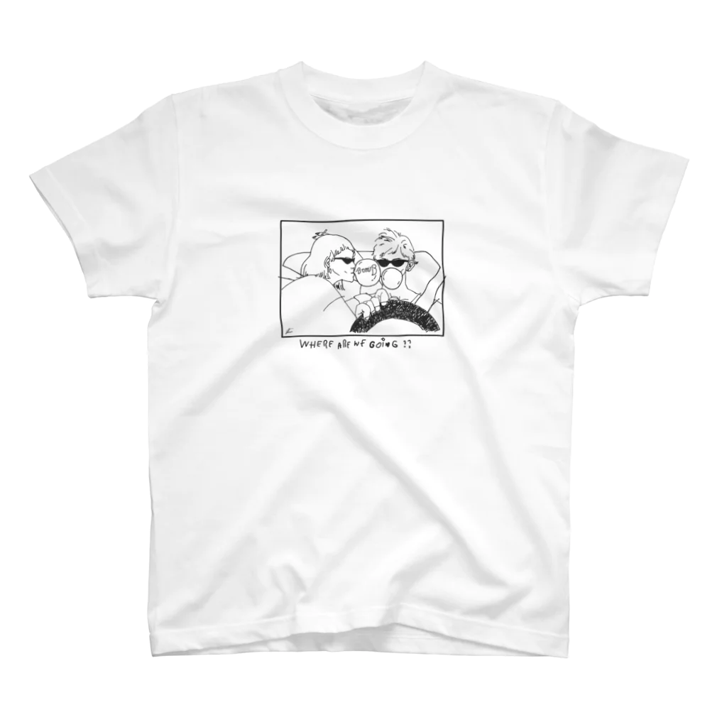 fudgeillustrationの-Nowhere. Regular Fit T-Shirt