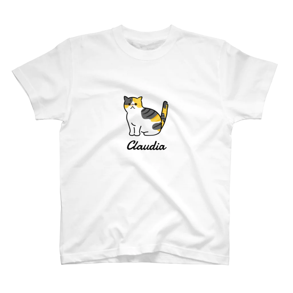 うちのこメーカーのClaudia スタンダードTシャツ