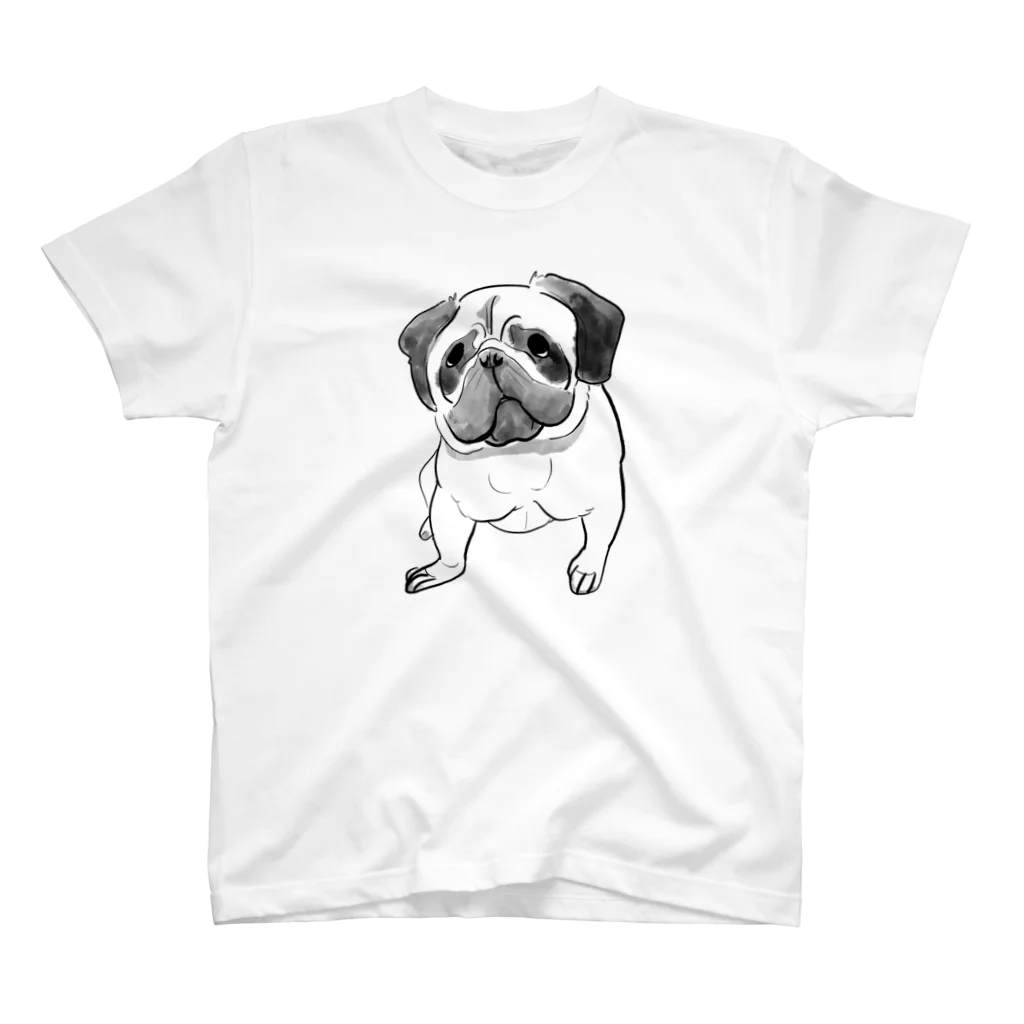 種まき屋のPug スタンダードTシャツ