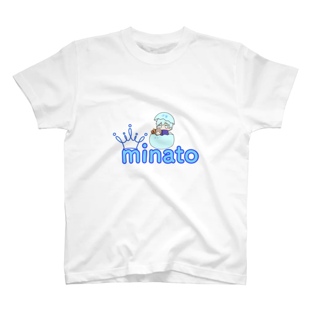 ℳ♛minato-sky blueのℳ♛minato スタンダードTシャツ