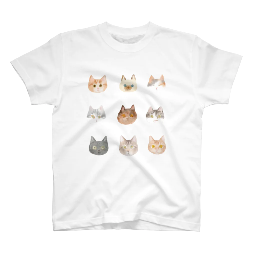 伊勢田理沙のゆる水彩ねこ Regular Fit T-Shirt