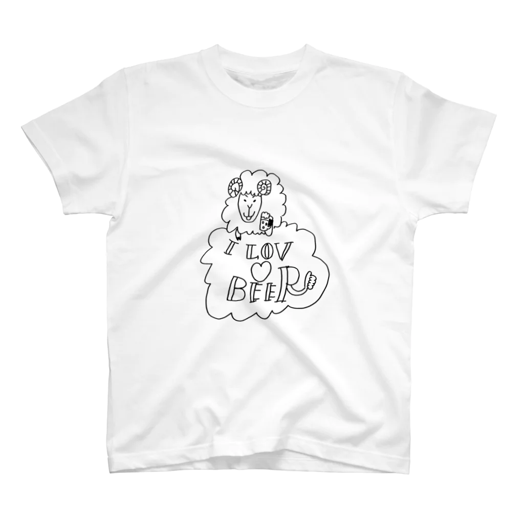 natalieのびあひつじくん スタンダードTシャツ