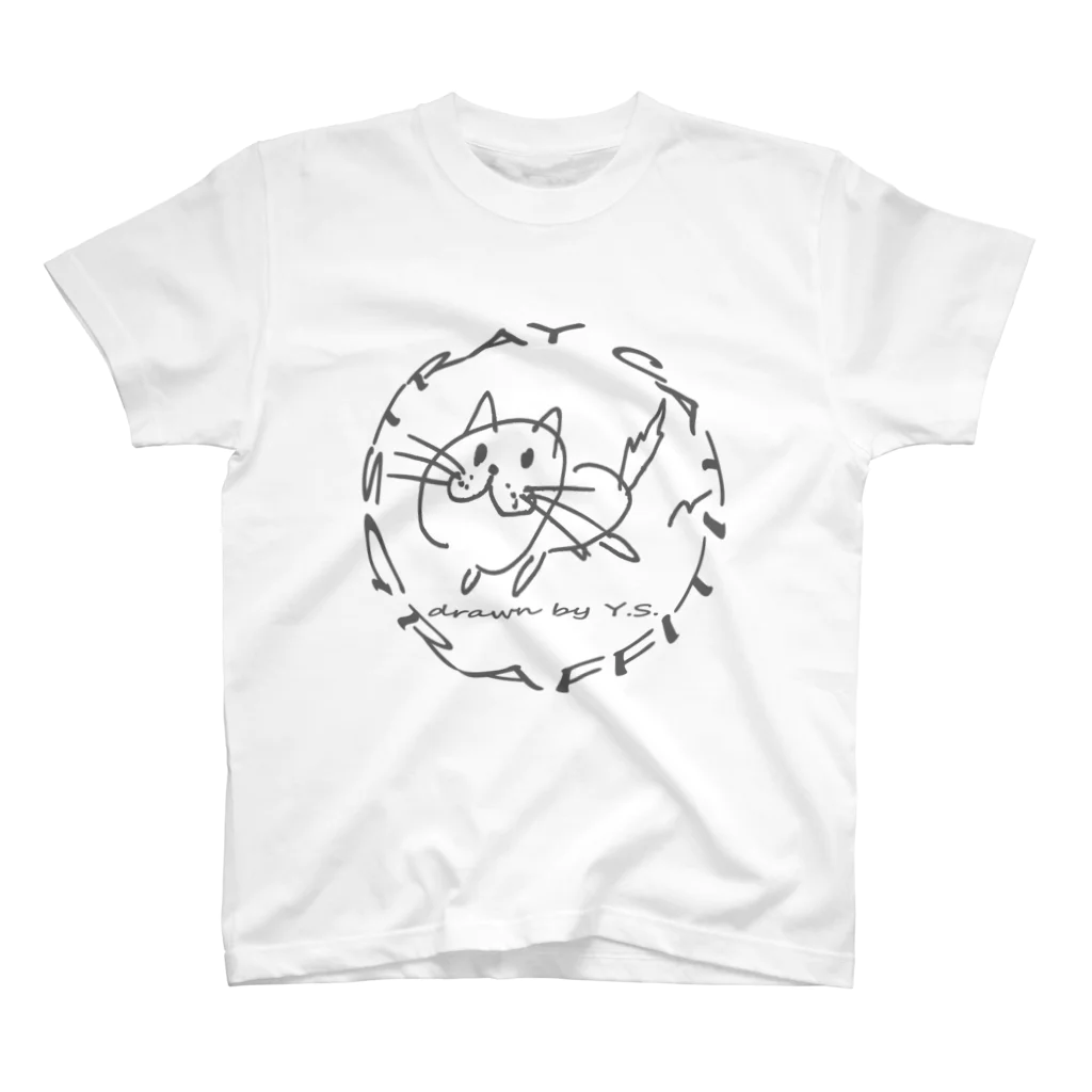 Ａ’ｚｗｏｒｋＳのらくがきネコ Regular Fit T-Shirt