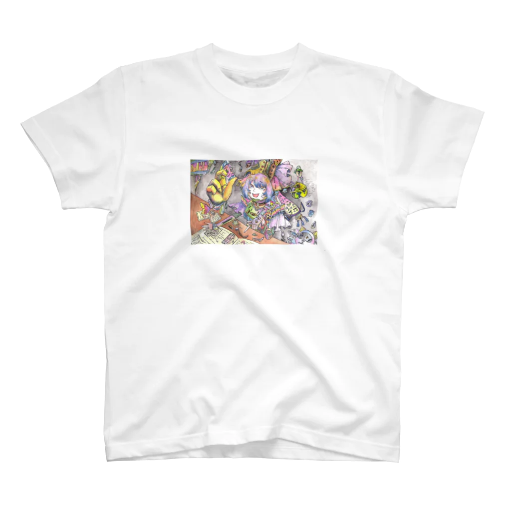 春のたけのこのメカメカ女の子 スタンダードTシャツ