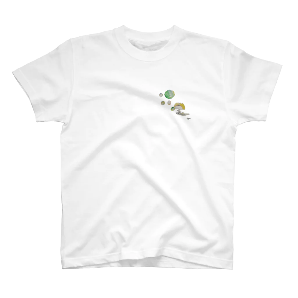 おさんぽのしゃぼん玉のTシャツ Regular Fit T-Shirt