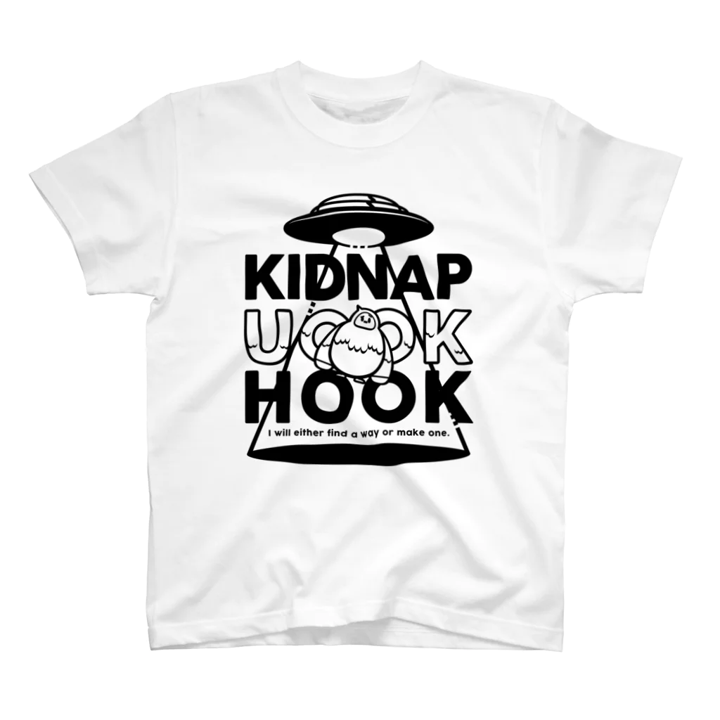 UOOKHOOK ISLANDのKIDNAP UOOKHOOK スタンダードTシャツ