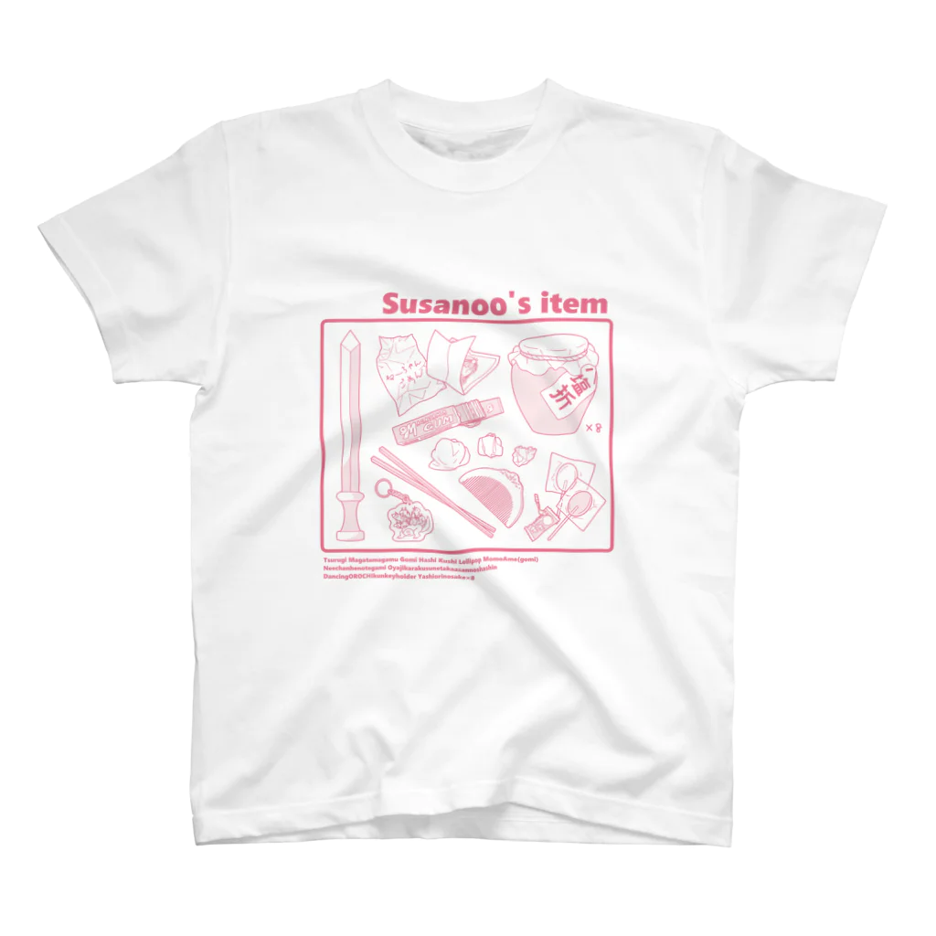 CHICHIZŌのSusanoo's item (赤) スタンダードTシャツ