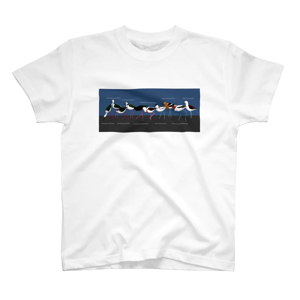 ヤストリの世界のセイタカシギ Regular Fit T-Shirt