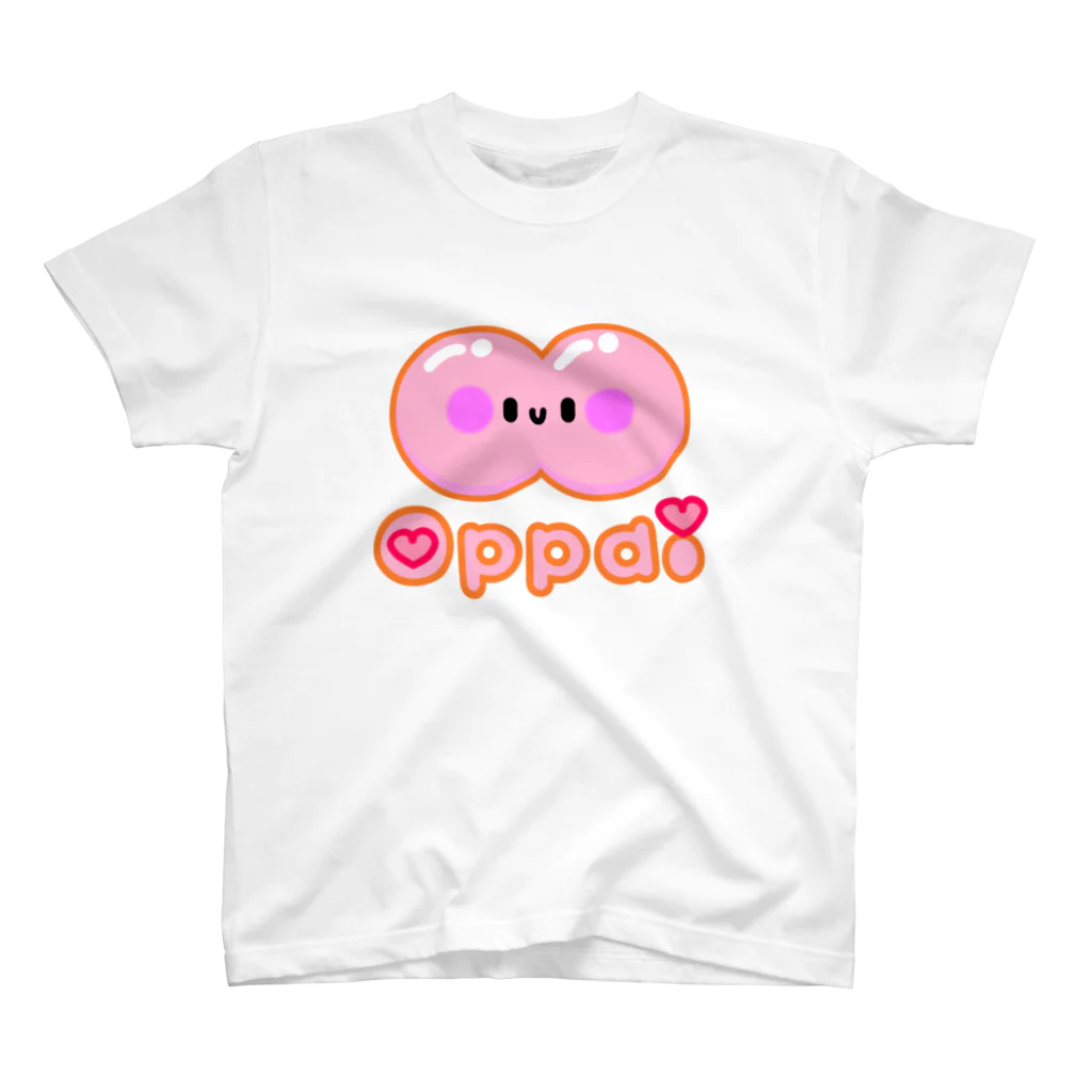 御絵描ダビコ🎨のKawaii Oppai スタンダードTシャツ