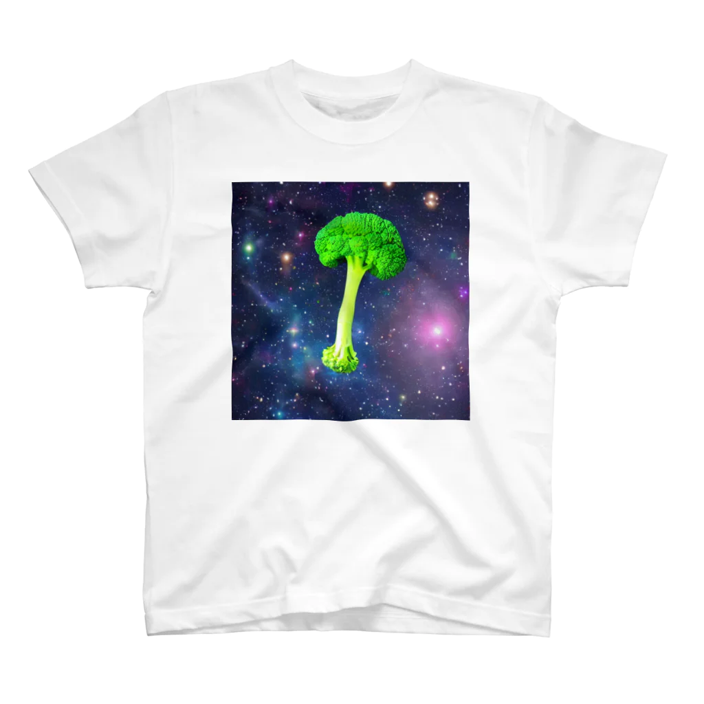 AI画家『Stable Diffusion』Shopのスペース・ブロッコリー🥦 スタンダードTシャツ