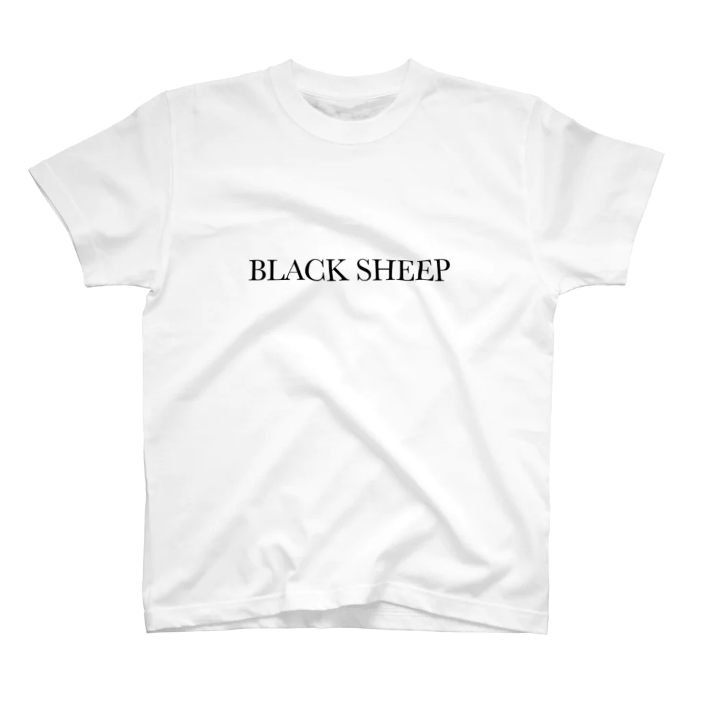 BLACKSHEEP のsheep文字 Regular Fit T-Shirt