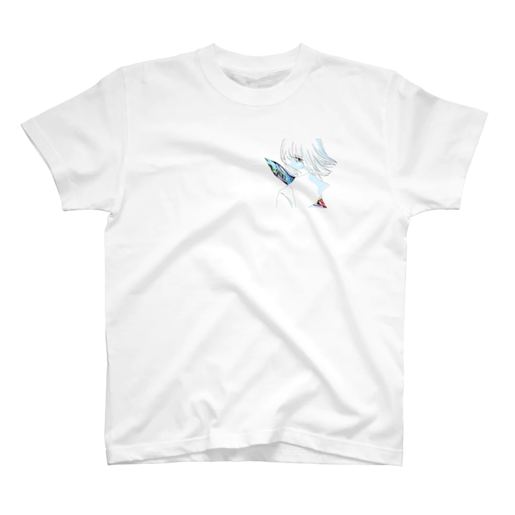 mio___whiteの感情の破片 Regular Fit T-Shirt