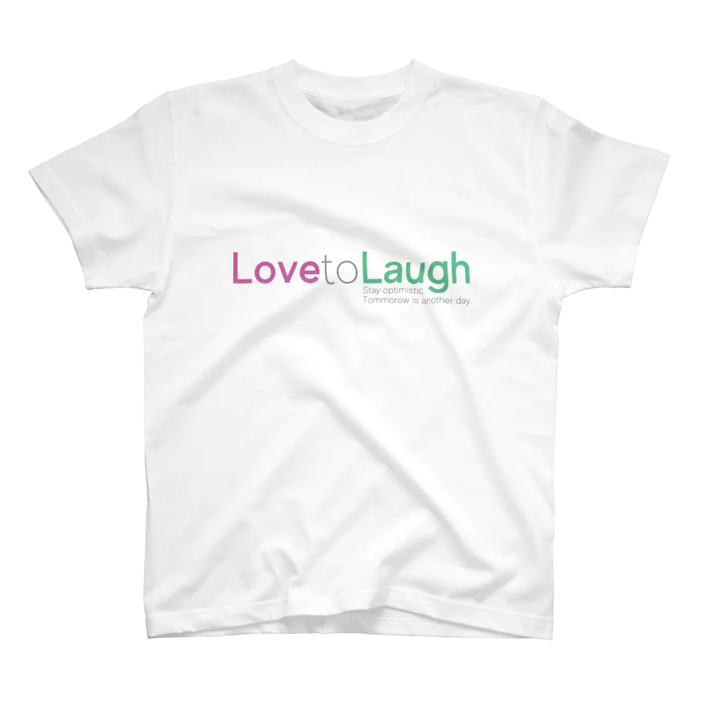 grayish black houseのLove to Laugh Regular Fit T-Shirt