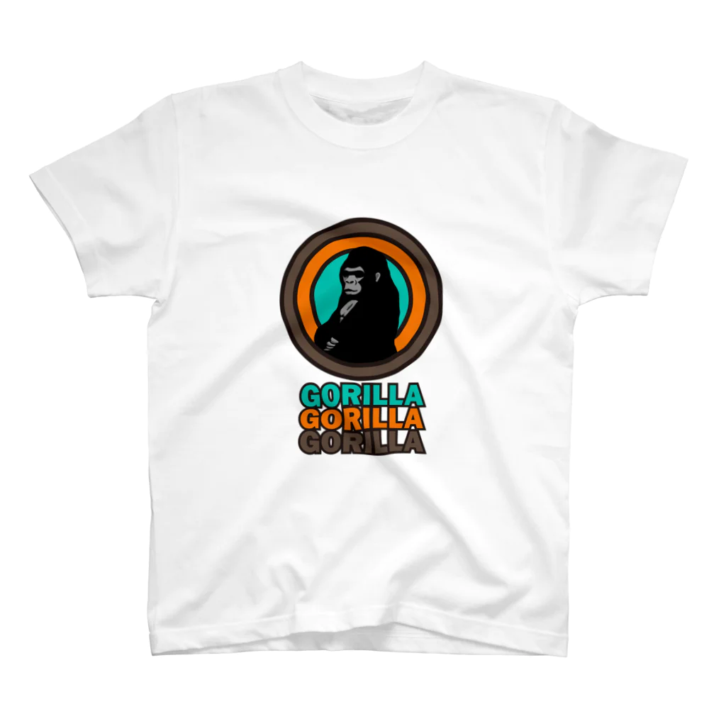 D-FACTORYのGORILLA GORILLA GORILLA スタンダードTシャツ