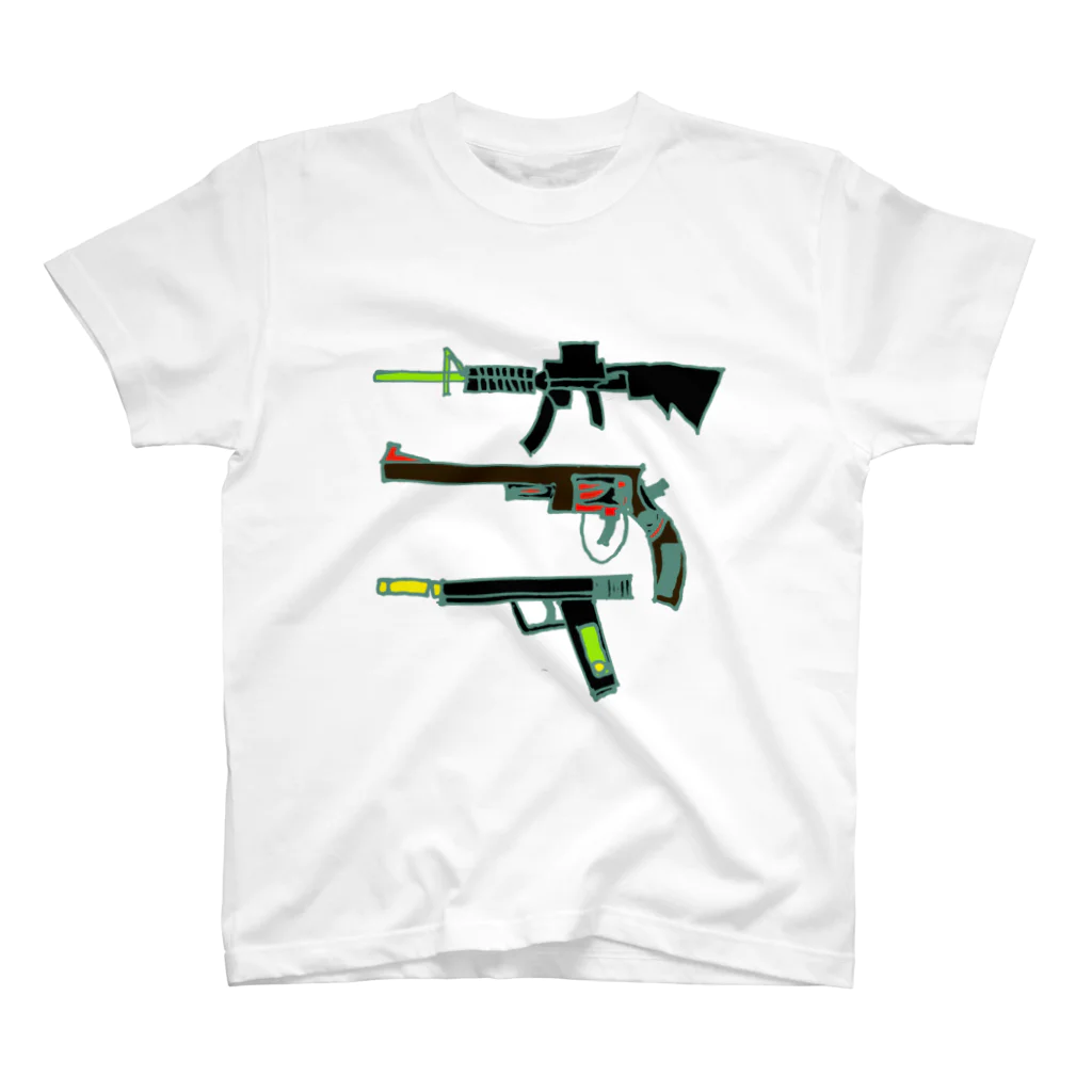 lukanose-kidsのセット拳銃  スタンダードTシャツ