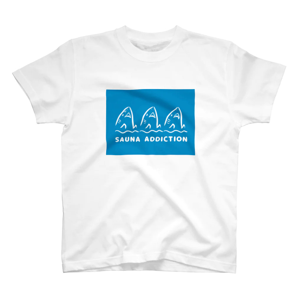 マインドマインのサウナ中毒 SAUNA ADDICTION 鮫 Regular Fit T-Shirt