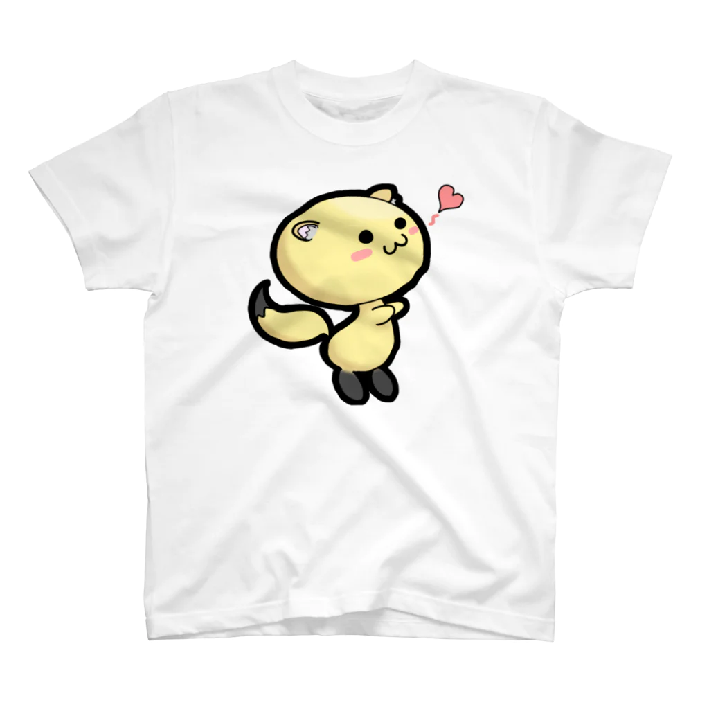 ふぇっとちーね【フェレットVtuber】のふぇっとちーねグッズ スタンダードTシャツ