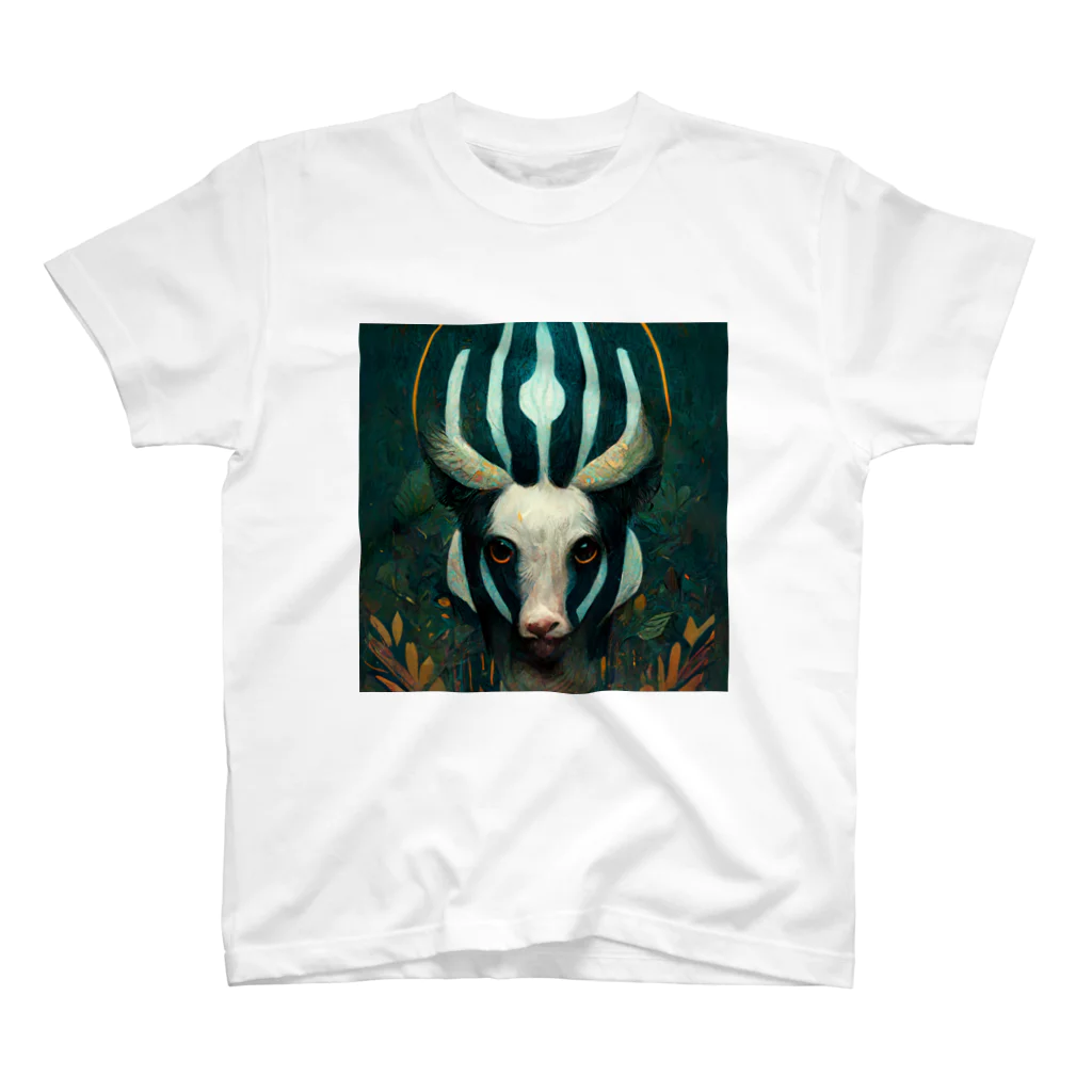 temple t-shirtshopのオカピの神様 スタンダードTシャツ