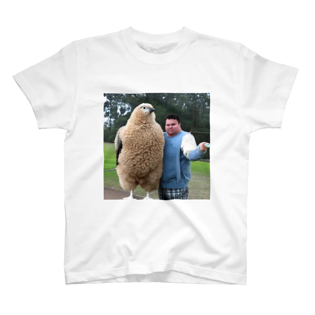 川瀬扇子＼🍦🐥🍦／のふわふわでっか鳥 Regular Fit T-Shirt
