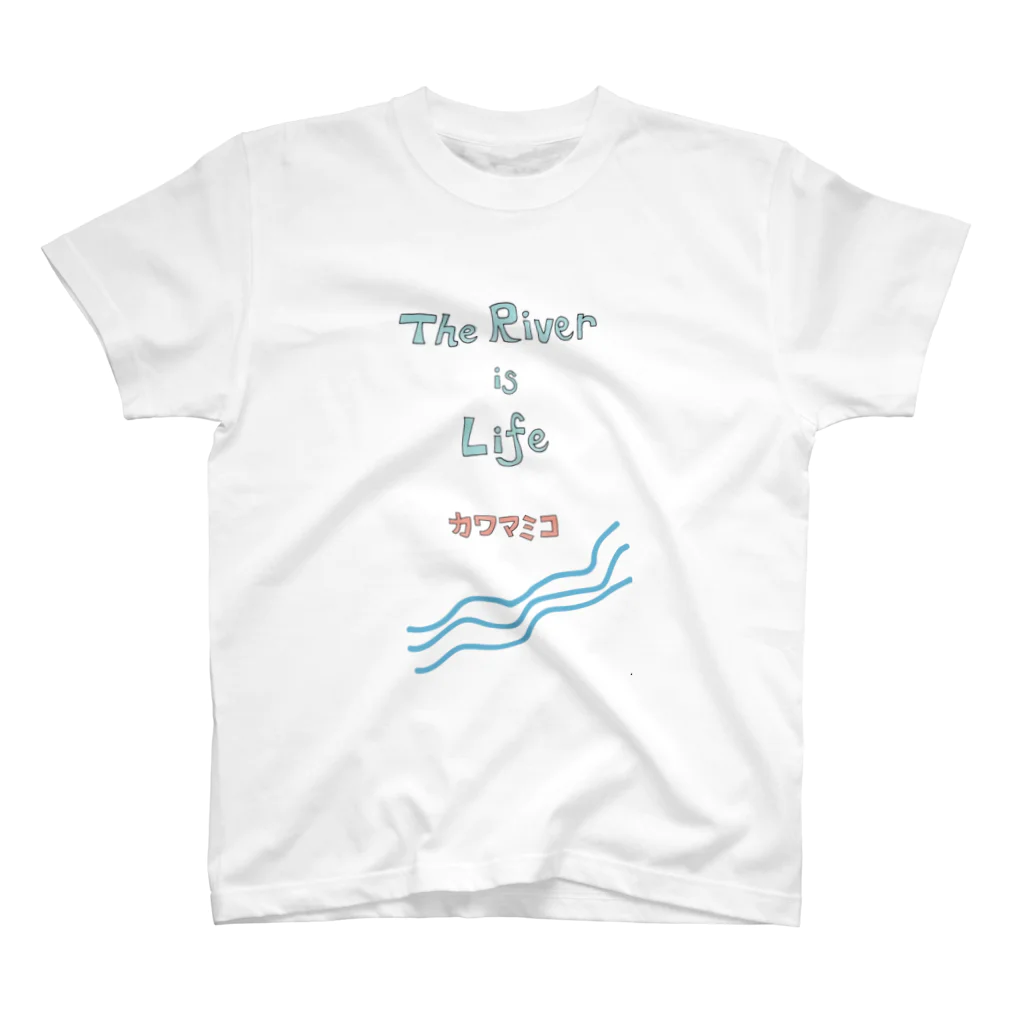 カワマミコのカワマミコBLUE10周年 Regular Fit T-Shirt