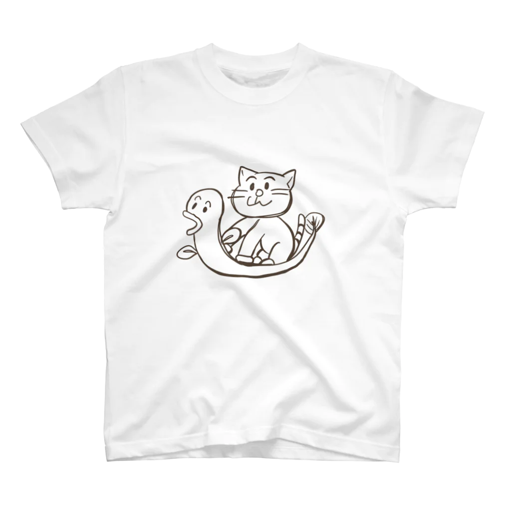 みかしらのこれはうなぎねこ スタンダードTシャツ