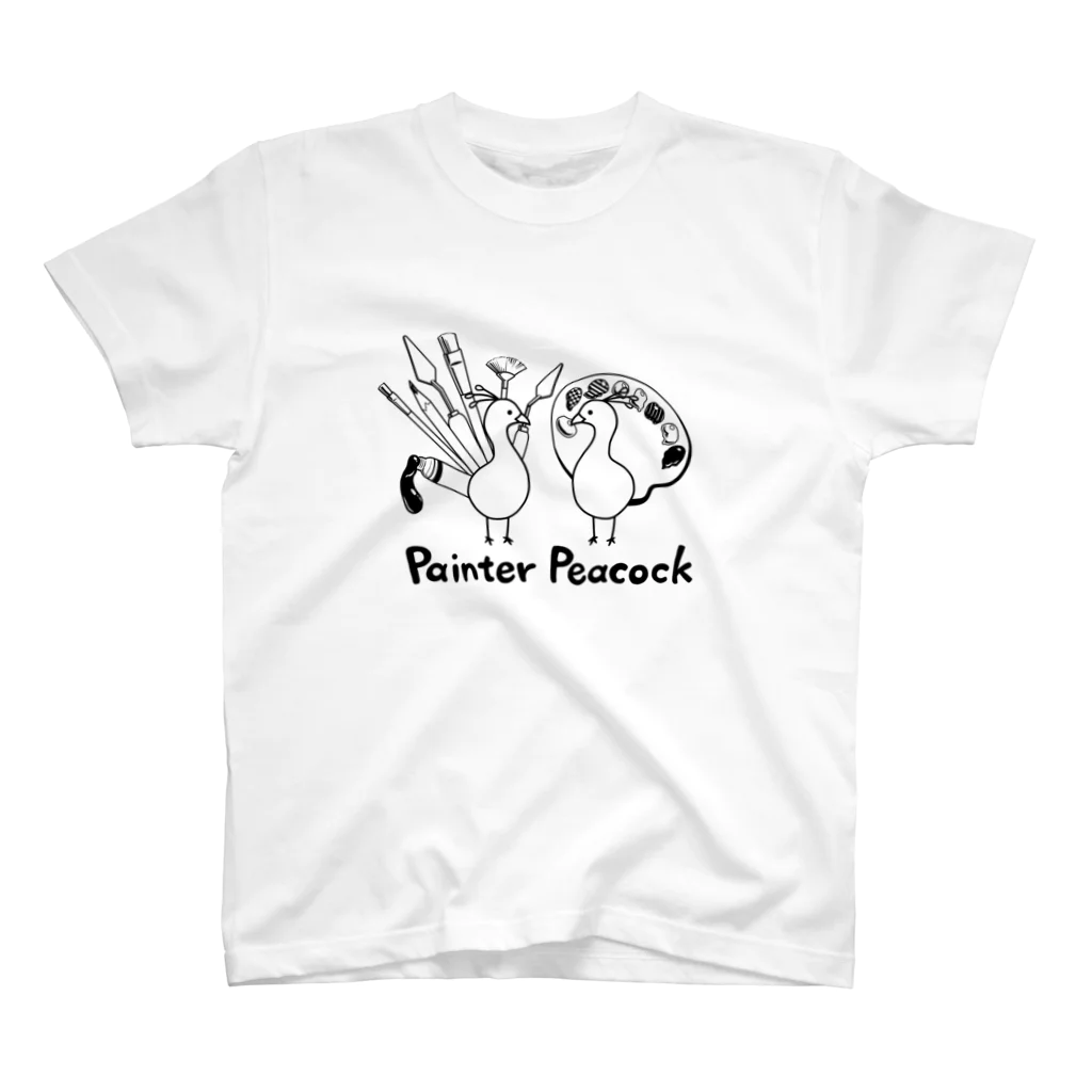 油鳥店のPainterPeacock スタンダードTシャツ