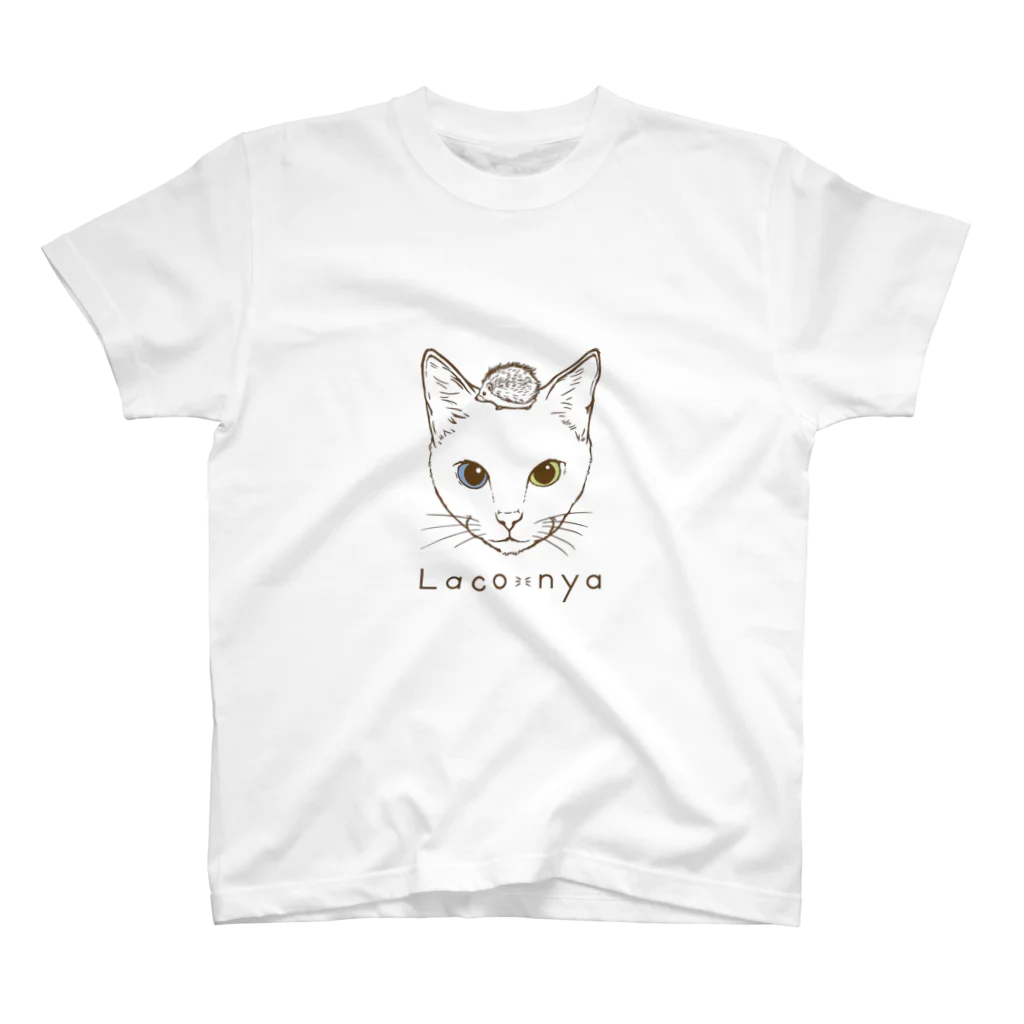 ハンサムシックな猫アクセサリー　Laco-nyaのラコにゃ スタンダードTシャツ