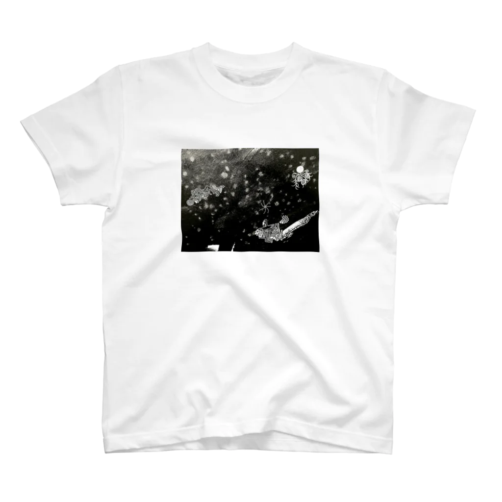 Unity  earth (ここぺり)のFree space スタンダードTシャツ