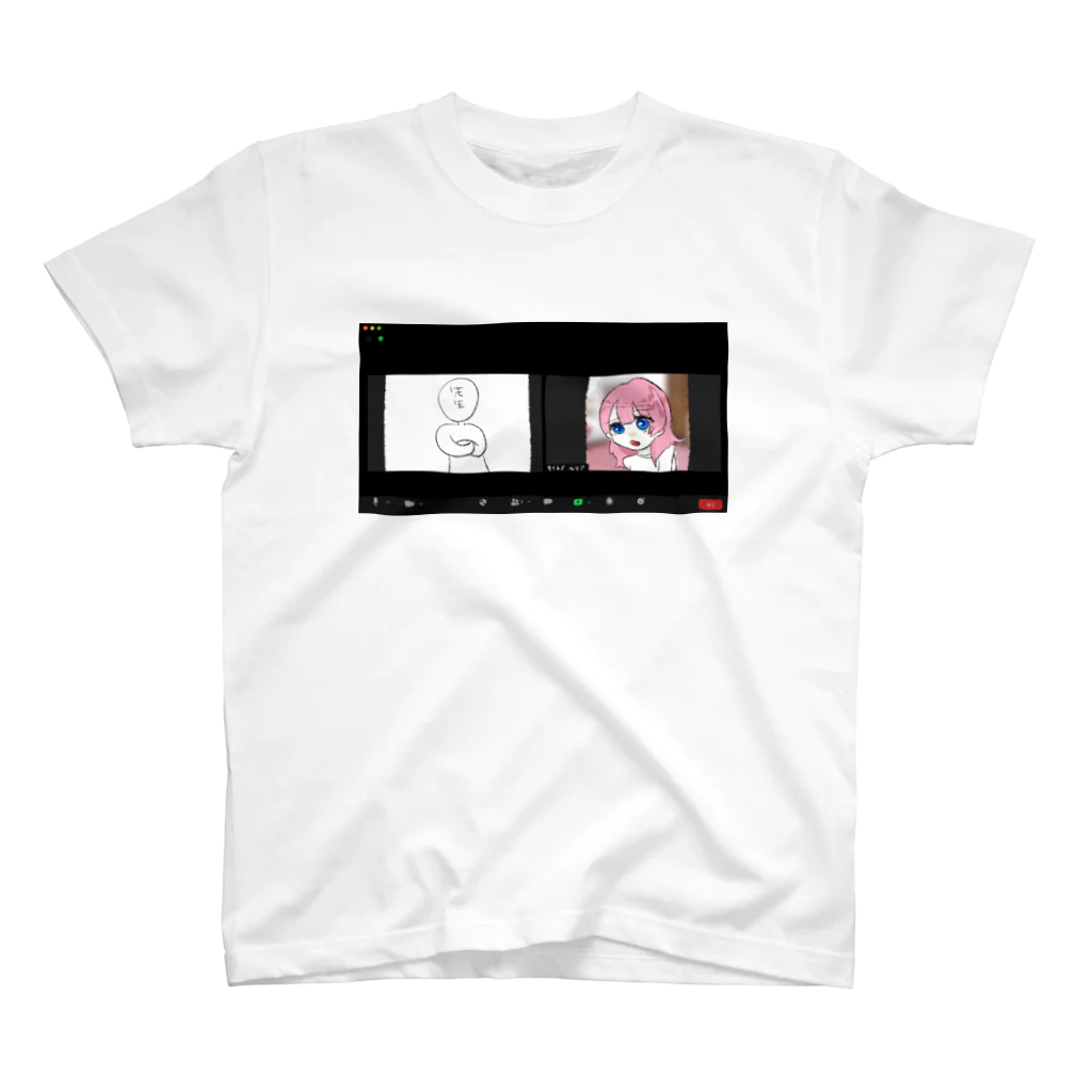 木苺るりあ🍓💎10/1~fanbox始動のオンライン寝坊木苺さん スタンダードTシャツ